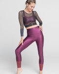 ATHLEEYA legging - COFFEE SHINE - lila