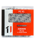 SRAM lánc - PC X1 SOLIDPIN - ezüst