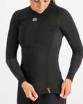 SPORTFUL Hosszú ujjú kerékpáros póló - 2ND SKIN - fekete