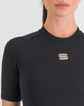 SPORTFUL Rövid ujjú kerékpáros póló - THERMODYNAMIC - fekete