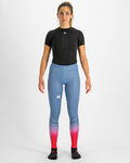 SPORTFUL legging - APEX - világoskék/piros