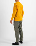 SPORTFUL Hosszú ujjú kerékpáros póló - XPLORE - sárga
