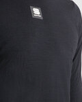 SPORTFUL Hosszú ujjú kerékpáros póló - MERINO LS - fekete