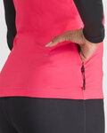SPORTFUL Hosszú ujjú kerékpáros mez - SQUADRA W - rózsaszín/fekete