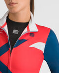 SPORTFUL Hosszú ujjú kerékpáros mez - SQUADRA W - piros/kék