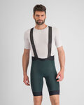 SPORTFUL Rövid kerékpáros nadrág kantárral - SUPERGIARA - zöld