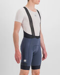 SPORTFUL Rövid kerékpáros nadrág kantárral - SUPERGIARA - kék