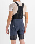 SPORTFUL Rövid kerékpáros nadrág kantárral - GTS - kék