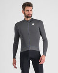 SPORTFUL Hosszú ujjú kerékpáros mez - MONOCROM THERMAL - antracit