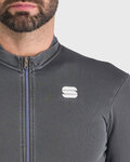 SPORTFUL Hosszú ujjú kerékpáros mez - MONOCROM THERMAL - antracit