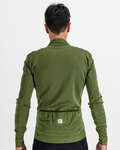 SPORTFUL Hosszú ujjú kerékpáros mez - MONOCROM THERMAL - zöld