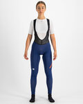 SPORTFUL Hosszú kerékpáros nadrág kantárral - FIANDRE NO RAIN - kék