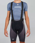 SPORTFUL Rövid kerékpáros nadrág kantárral - BODYFIT PRO AIR - fekete
