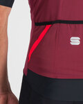 SPORTFUL Kerékpáros szélálló dzseki - FIANDRE LIGHT NORAIN - bordó