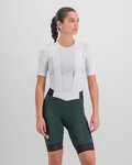 SPORTFUL Rövid kerékpáros nadrág kantárral - SUPERGIARA W - zöld