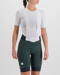 SPORTFUL Rövid kerékpáros nadrág kantárral - SUPERGIARA - zöld