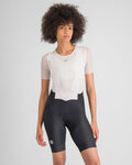 SPORTFUL Rövid kerékpáros nadrág kantárral - BODYFIT PRO - fekete