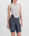 SPORTFUL Rövid kerékpáros nadrág kantárral - BODYFIT - kék