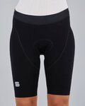 SPORTFUL Rövid kerékpáros nadrág kantár nélkül - TOTAL COMFORT - fekete