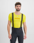 SPORTFUL Rövid ujjú kerékpáros póló - PRO BASELAYER - sárga