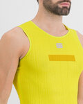 SPORTFUL Rövid ujjú kerékpáros póló - PRO BASELAYER - sárga