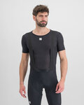 SPORTFUL Rövid ujjú kerékpáros póló - THERMODYNAMIC LITE - fekete