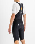 SPORTFUL Rövid kerékpáros nadrág kantárral - BODYFIT PRO THERMAL - fekete