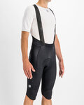 SPORTFUL Rövid kerékpáros nadrág kantárral - BODYFIT PRO THERMAL - fekete