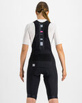 SPORTFUL Rövid kerékpáros nadrág kantárral - BODYFIT PRO THERMAL - fekete