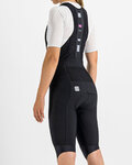 SPORTFUL Rövid kerékpáros nadrág kantárral - BODYFIT PRO THERMAL - fekete