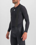 SPORTFUL Hosszú ujjú kerékpáros póló - BODYFIT PRO - fekete