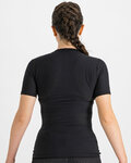 SPORTFUL Rövid ujjú kerékpáros póló - BODYFIT PRO - fekete