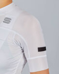 SPORTFUL Rövid ujjú kerékpáros mez - EVO - fehér