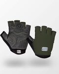 SPORTFUL Kerékpáros kesztyű rövid ujjal - RACE - zöld
