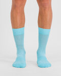 SPORTFUL Klasszikus kerékpáros zokni - MATCHY - világoskék