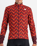 SPORTFUL Kerékpáros dzseki béléssel - PIXEL - piros/barna