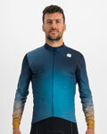 SPORTFUL Hosszú ujjú kerékpáros mez - ROCKET THERMAL - kék/barna