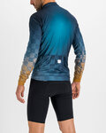 SPORTFUL Hosszú ujjú kerékpáros mez - ROCKET THERMAL - kék/barna