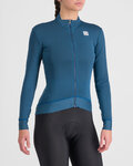 SPORTFUL Hosszú ujjú kerékpáros mez - MONOCROM THERMAL - kék