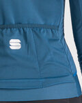 SPORTFUL Hosszú ujjú kerékpáros mez - MONOCROM THERMAL - kék