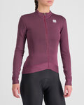 SPORTFUL Hosszú ujjú kerékpáros mez - MONOCROM THERMAL - lila