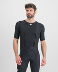 SPORTFUL Rövid ujjú kerékpáros póló - MIDWEIGHT LAYER - fekete