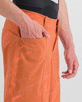 SPORTFUL Rövid kerékpáros nadrág kantár nélkül - CLIFF GIARA - narancssárga