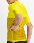 SPORTFUL Rövid ujjú kerékpáros mez - LIGHT PRO - sárga