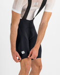SPORTFUL Rövid kerékpáros nadrág kantárral - BODYFIT CLASSIC - fekete