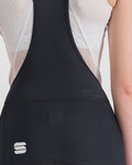 SPORTFUL Rövid kerékpáros nadrág kantárral - BODYFIT CLASSIC - fekete