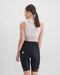 SPORTFUL Rövid kerékpáros nadrág kantár nélkül - NEO - fekete/fehér