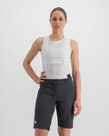 SPORTFUL Rövid kerékpáros nadrág kantár nélkül - GIARA - fekete