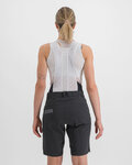 SPORTFUL Rövid kerékpáros nadrág kantár nélkül - GIARA - fekete