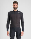SPORTFUL Hosszú ujjú kerékpáros mez - BODYFIT PRO - fekete/barna